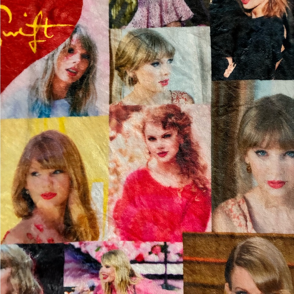 Taylor Swift Collage Blanket - Picture 5 of 6